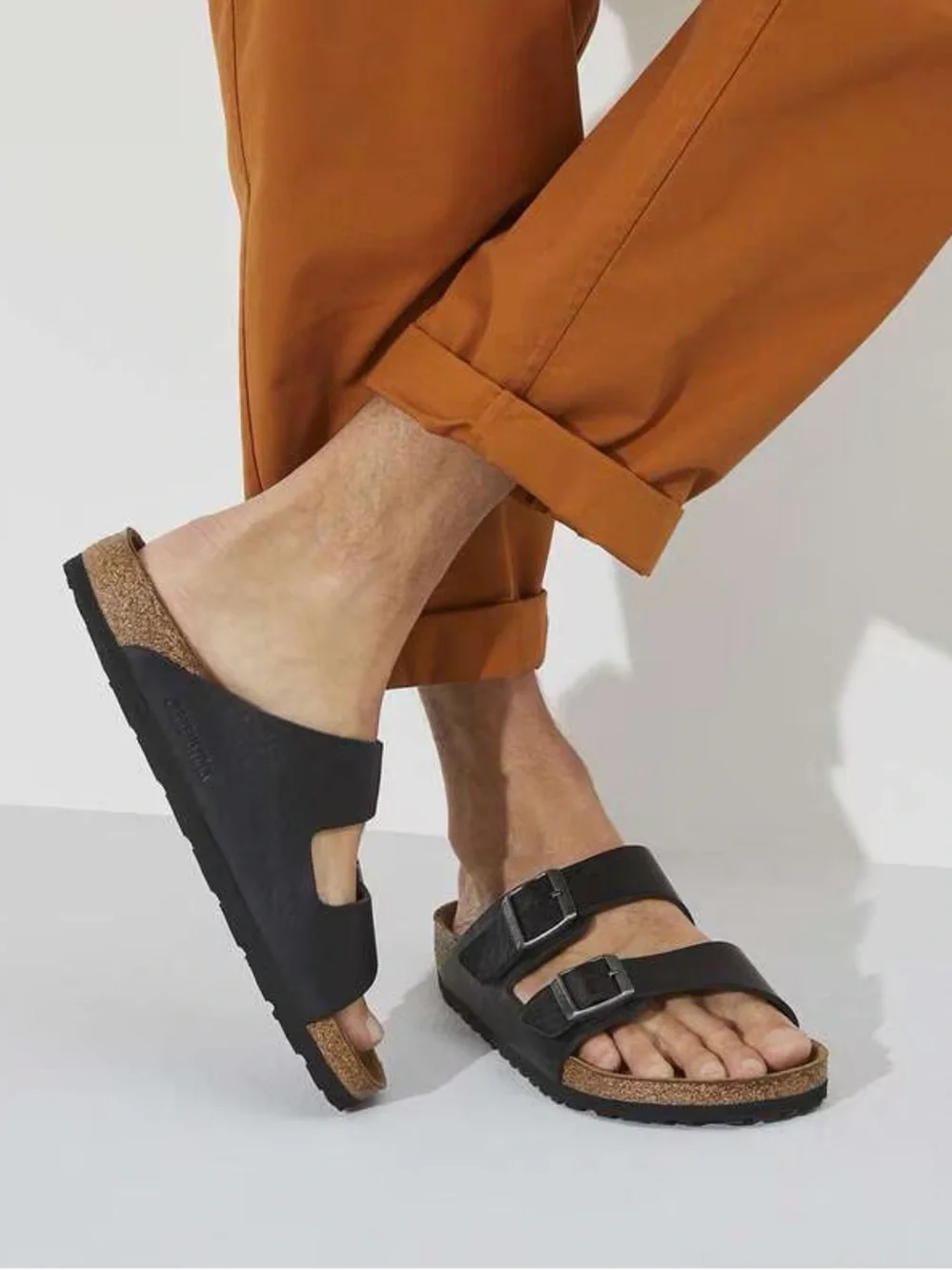 Birkenstock Black Leather Sandal